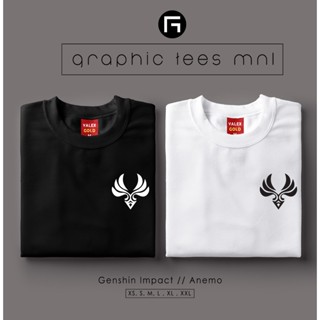 GraphicTeesMNL Genshin Impact Anemo Elements Symbol Customized Shirt Unisex Tshirt for Women and Men_03