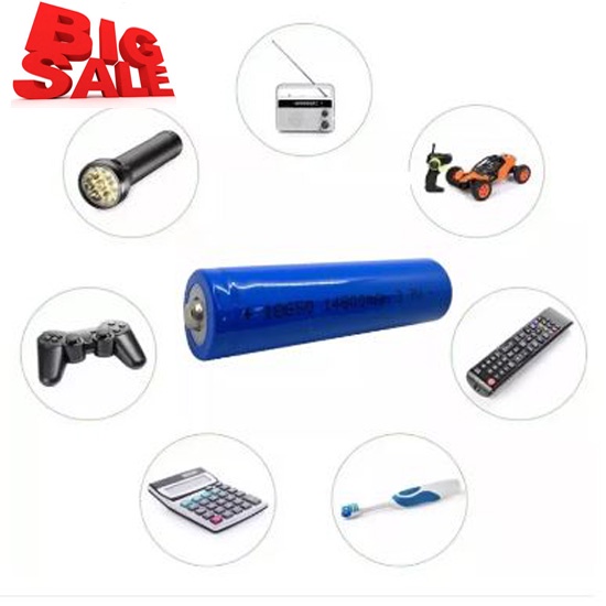 ถ่านชาร์จ UltraFire 18650 9800mAh 3.7v 1ก้อน (สีเหลือง/ฟ้า ตามล๊อตการผลิต)มีตัวเลือก จำนวนซื้อ