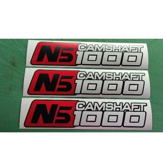 สติ๊กเกอร์ติดรถ NS CAMSHAFT 1000 งานตัดไดรคัทสะท้อนแสง3M