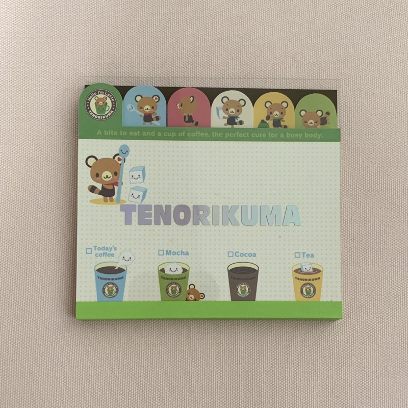 Tenorikuma Memopad สมุดโน้ต (Sanrio) 🧸 มือ2