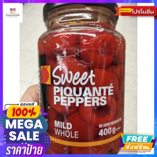 วัตถุดิบ Peppadew Mild Peppers พริกหวานในน้ำปรุงรส 400 กรัมPeppadew Mild Peppers Sweet peppers in flavored wa