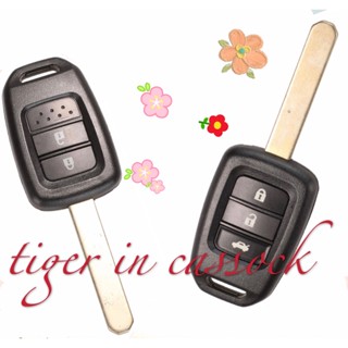 เคสรีโมทกุญแจรถยนต์ 2 3 ปุ่ม สําหรับ Honda City HRV Jazz BRV