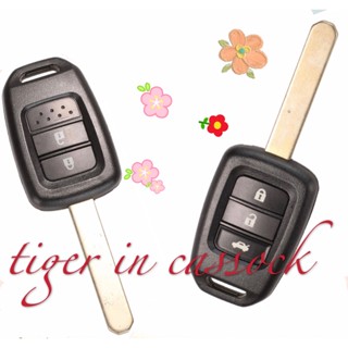 เคสรีโมทกุญแจรถยนต์ 2 3 ปุ่ม สําหรับ Honda City HRV Jazz BRV