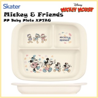 [SKATER] จาน PP ลาย Mickey&amp;Friends XP7AG สําหรับเด็กทารก