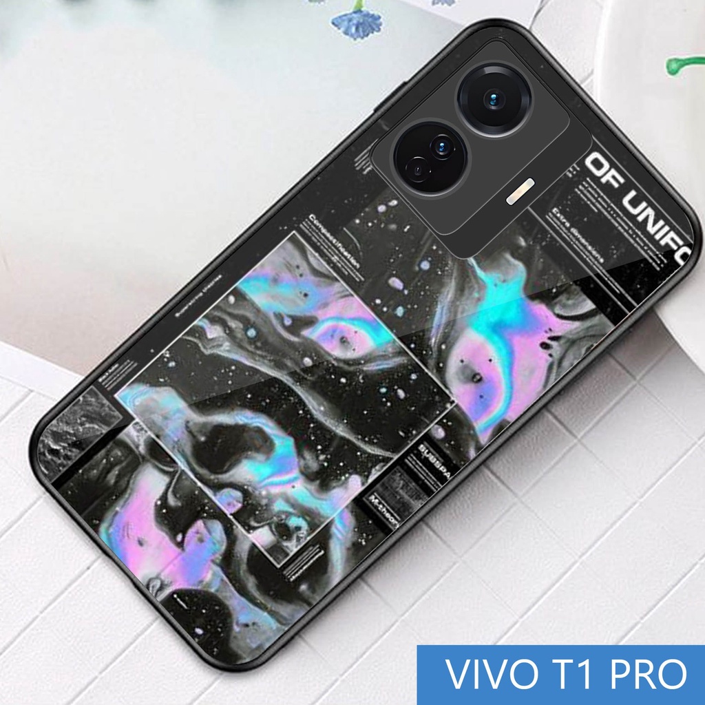 Softcase Glass [S51] VIVO T1 PRO - เคสป้องกัน - VIVO T1 PRO - ฟิล์มกันรอยมือถือ - VIVO T1 PRO