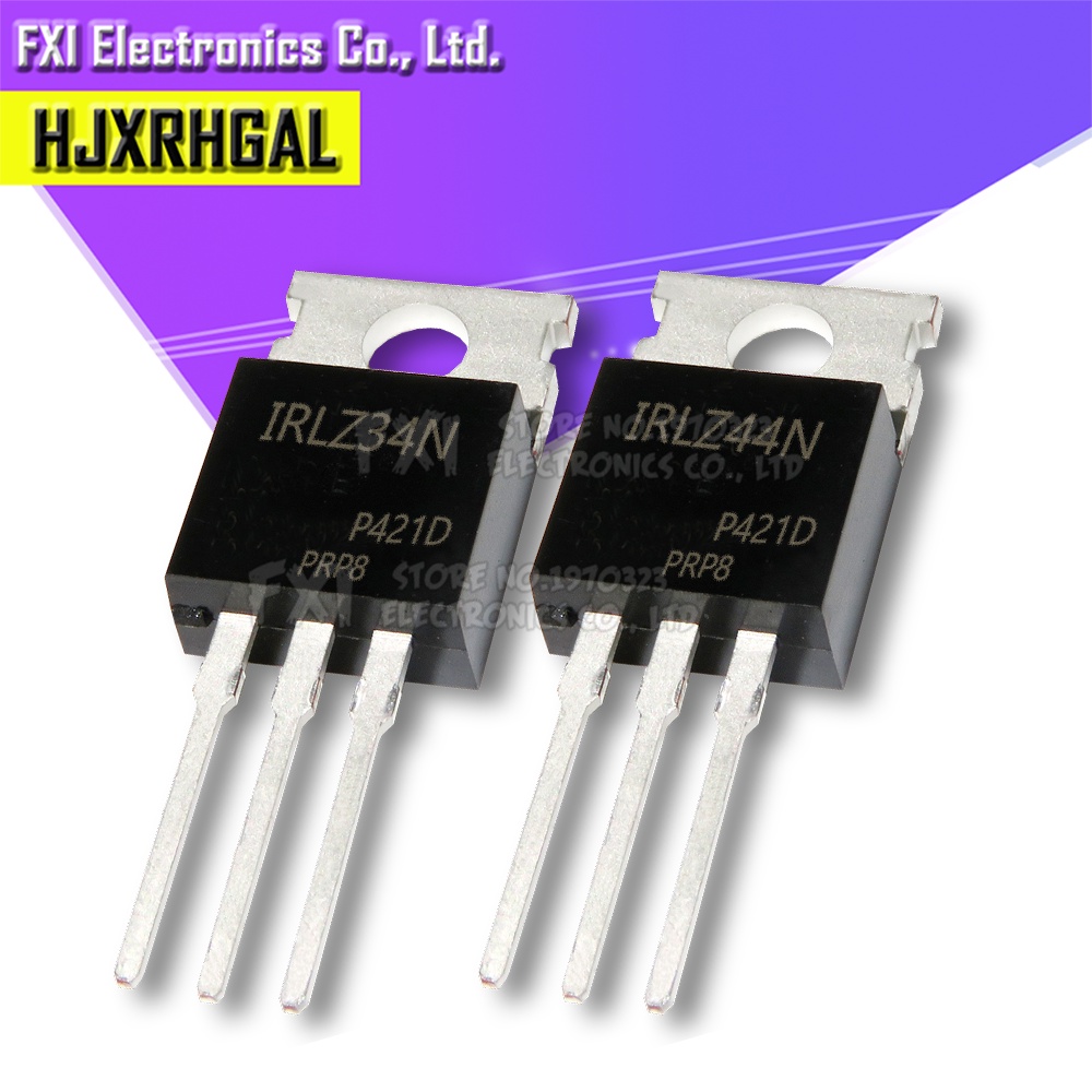 10PCS IRLZ44N IRLZ44 TO-220 TO220 IRLZ44NPBF IRLZ24NPBF IRLZ34NPBF IRLZ24 IRLZ34 ปลั๊กตรง