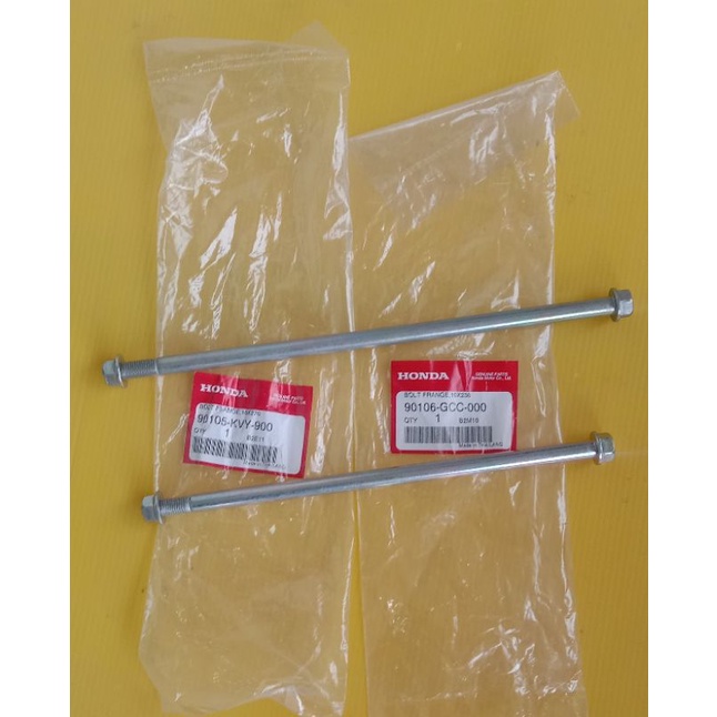 90304KGH901/90106GCC000/90105KVY901ชุดน๊อตยึดเครื่องยนต์แท้ สั้น1ยาว1 HONDA CLICK 110,SCOOPY I, ZOOM