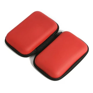 Zooming ฮาร์ดดิสก์ไดรฟ์กระเป๋าพกพาพกพาที่เก็บสายเคเบิล 2.5" กล่อง HDD SSD ภายนอก