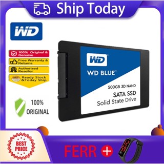 Western Digital SSD 1TB WD Blue PC PS4 2.5 นิ้ว WDS100T2B0A-EC ในตัว