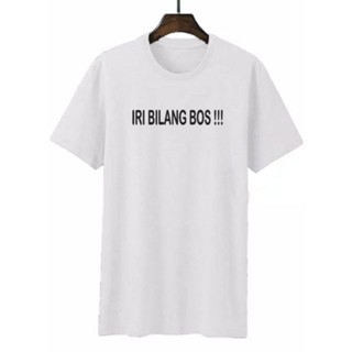 T-Shirtเสื้อยืด พิมพ์ลาย distro Words iri Bone Boss น่ารัก เรียบง่าย สําหรับผู้หญิง เสื้อยืดแขนสั้น ผ้าฝ้าย คุณภาพดี สํา