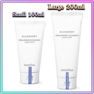 innisfree Blueberry Rebalancing 5.5 Cleanser [Large200ml, Small100ml]