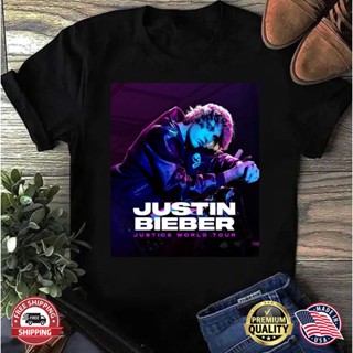 ใหม่ เสื้อยืดลําลอง แขนสั้น พิมพ์ลาย Your Justin Bieber Memory Is Ecstasy Justice World Tour แฟชั่นสําหรับผู้ชาย