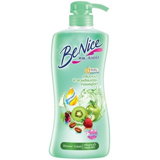 LeeMart ครีมอาบน้ำ บีไนซ์ BeNice 450ML อาบ บีไนท์ ฟรุตตี้ บีไน้ สูตร บีไนส์ สีเขียว ขนาด 450 มล.