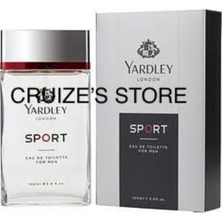 น้ำหอมผู้ชายกลิ่นสปอร์ต ขนาด 100 มล. Eau De Toilette for Men, Yardley Sport, 100ml.