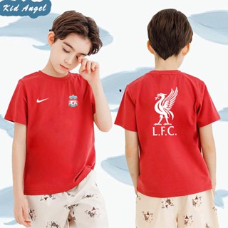 เสื้อยืดเด็ก ลิเวอร์พูล Liverpool หงษ์แดง ฟุตบอล ชาย/หญิง เสื้อแฟชั่น ฤดูร้อน สําหรับเด็กอายุ 2-9 ขวบ เสื้อผ้าเด็ก