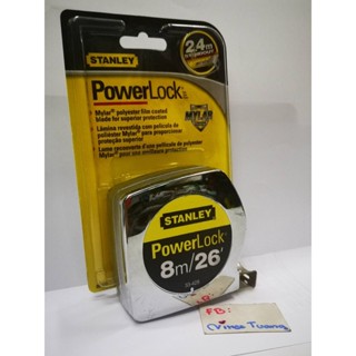 Stanley ตลับเมตร 8 เมตร / 26 ฟุต รุ่น 33-428 Powerlock #1907