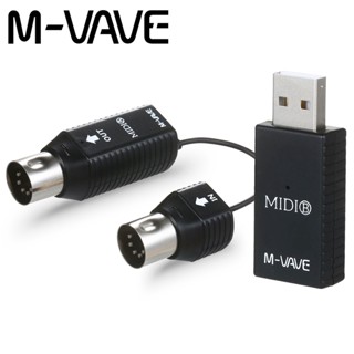 M-vave MS1 ระบบส่งสัญญาณไร้สาย ขนาดเล็ก MIDI ปลั๊กแอนด์เพลย์