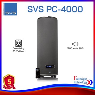 SVS PC-4000 13.5" 1200W Cylinder Subwoofer Warranty 5 years