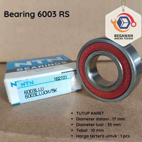 แบริ่ง 6003 2RS NTN*