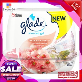 AIR เจลปรับอากาศ GLADE 180g SAKURA &amp; WATERLILYAIR FRESHENER GEL GLADE 180g SAKURA &amp; WATERLILY