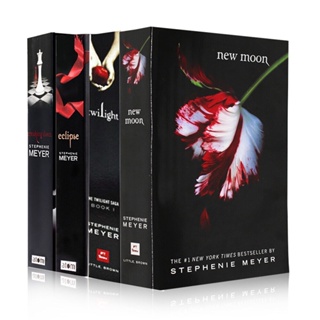 4 books of The Twilight Saga Romantic Love Story Adult Fiction Novels English Book หนังสือนิทานภาษาอังกฤษ หนังสืออังกฤษ
