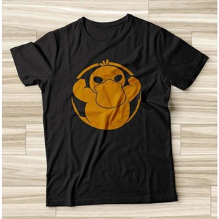 Diy Shop High Quality Printed Psyduck Pokemon Customized MenS T-Shirts เสื้อยืด_07