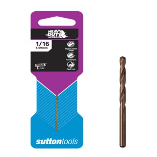 METAL ดอกเจาะเหล็ก HSS SUTTONTOOLS 1/16 นิ้วMETAL DRILL BIT SUTTONTOOLS HSS 1/16”