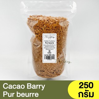 คาเคา แบร์รี่ บิสกิตฝรั่งเศส แบ่งขาย 250-500 กรัม Cacao Barry Paillete Feuilletine