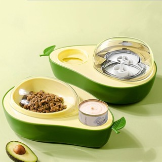 THPET ชามอะโวคาโด Avocado ชามอาหารสัตว์เลี้ยง สําหรับสัตว์เลี้ยง สุนัข แมว ชามอาหารหมา ที่ทนทาน