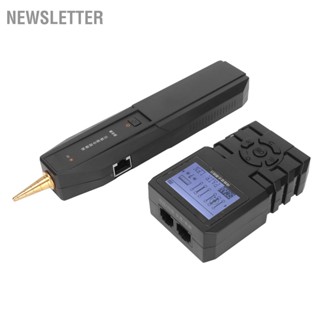  Newsletter เครื่องทดสอบสายเคเบิลเครือข่าย LAN PoE หน้าจอแสดงผล LCD มัลติฟังก์ชั่น 5 โหมดสแกน Ethernet Wire Tracer สำหรับ