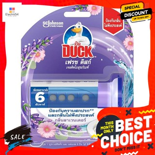 Duck(เป็ด) เป็ด เฟรช ดิสก์ เจลติดโถสุขภัณฑ์ กลิ่นลาเวนเดอร์ 38 ก. Duck Fresh Disk Sanitary Ware Gel Lavender scent 38 g.