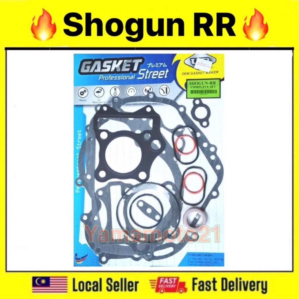 Suzuki SHOGUN125 RR SHOGUN RR ปะเก็นยกเครื่องครบชุดเครื่องยนต์ ENJIN ปะเก็น Shogun-RR / SHOGUNRR 125