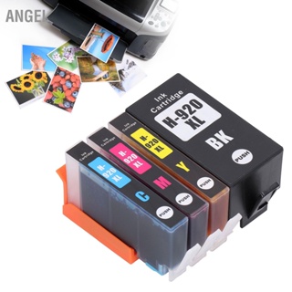 ANGEL 4 ชิ้นตลับหมึกสำหรับเครื่องพิมพ์ HP Officejet 6000 6500 ไร้สาย 6500A 7000 7500 7500A