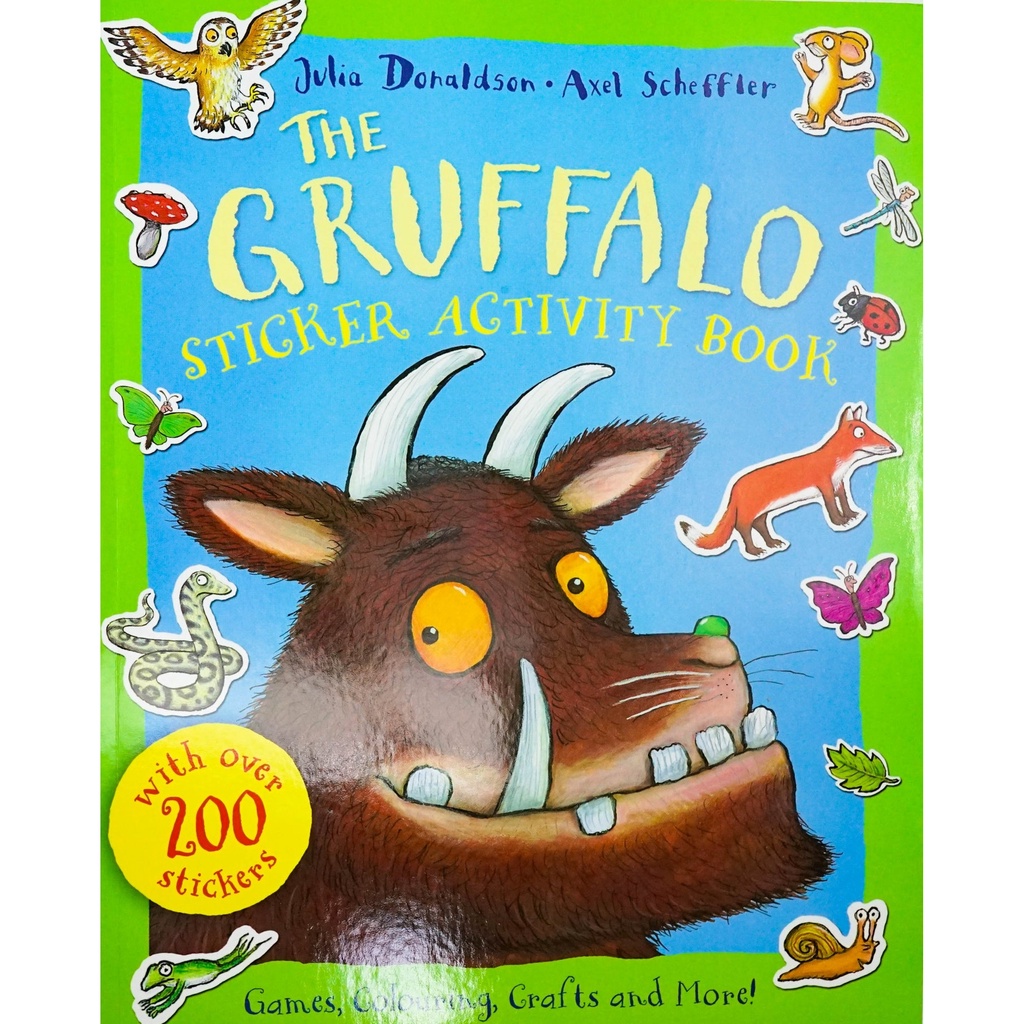 The Gruffalos Sticker Activity Child Big Activity Room On The Broom Big Activity หนังสือเด็ก กรัฟฟาโ