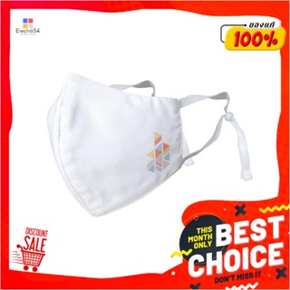 CLOTH หน้ากากผ้าเด็ก 3D Dexzon สีขาวCLOTH FACE MASK 3D DEXZON KIDS WHITE