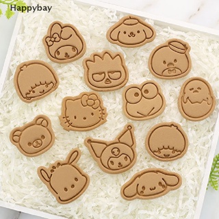 &lt;Happybay&gt; แม่พิมพ์ตัดคุกกี้ ขนมขบเคี้ยว ลายการ์ตูนน่ารัก 3D สร้างสรรค์ ลดราคา