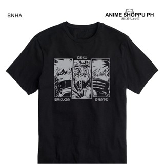 My Hero Academia เดอะมูฟวี่ 3 เสื้อยืดคอกลมแขนสั้น Cotton พิมพ์ลายกราฟฟิค