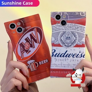 เคสโทรศัพท์มือถือ ลายกระป๋องเบียร์ ขนมขบเคี้ยว สําหรับ Samsung A04s A03s A12 A13 A23 A33 A53 A22 A32 A50 A50s A30s A71 A51 A31 A21s A52 A72 A30 A20 A11 M23 S22Ultra