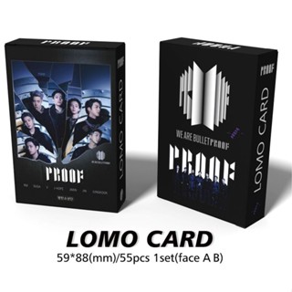 BTS Proof Album Lomo Card Photocard Postcard BTS 55 ชิ้น ต่อกล่อง