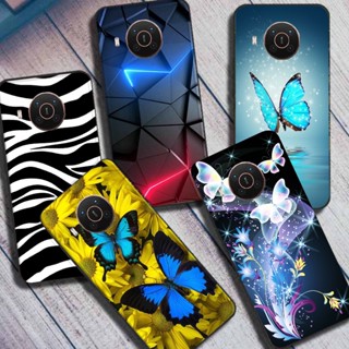 เคสโทรศัพท์ซิลิโคน TPU แบบนิ่ม ลายผีเสื้อ สําหรับ nokia X20 X100 X10 XR20 5G X20