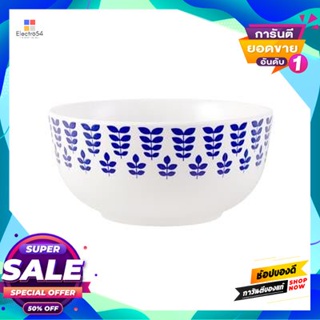 Bowl ชามพอร์ซเลน Foliage Kassa Home รุ่น W21Hs8011 ขนาด 5.5 นิ้ว สีขาว - ฟ้าporcelain Bowl Foliage  Home W21Hs8011 Size