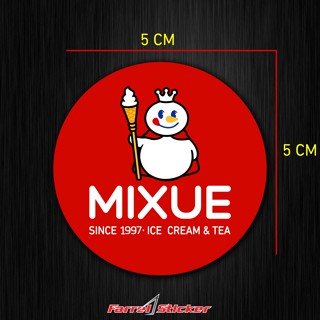 Mixue STICKER MIXUE STICKER MIXUE &amp; TEA Writing 1997 - กล่อง