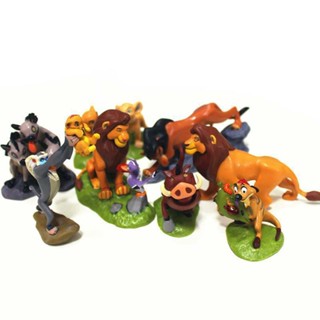 ของเล่นฟิกเกอร์ The Lion King Simba muphase hyenas Pumbaa 9 ชิ้น &amp; ** &amp;&amp;&amp;&amp;&amp;&amp;&amp;&amp;&amp; QC3H