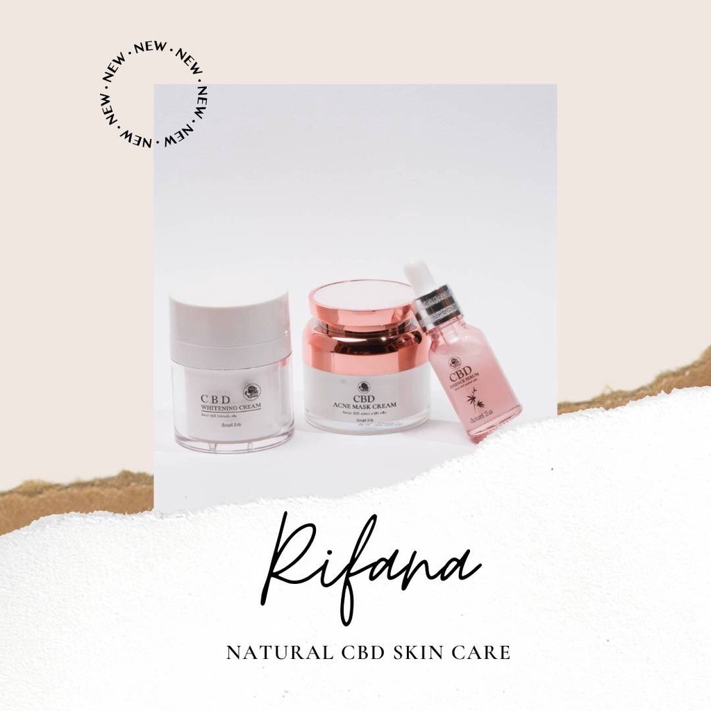 Rifana Natural Skin Care ( Serum, Whitening, Acne Mask Cream) set of 3