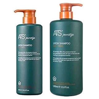 ATS Perstige Livesh Shampoo 600 / 1000ml แชมพูช่วยให้หนังศีรษะแข็งแรง สดชื่น ลดการหลุดร่วงของเส้นผม