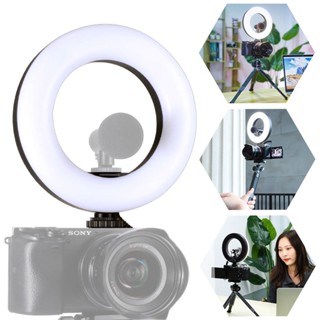 ULANZI VIJIM VL64 RING LIGHT ไฟหัวกล้องสำหรับถ่ายรูป ไลฟ์สด เเบตในตัว