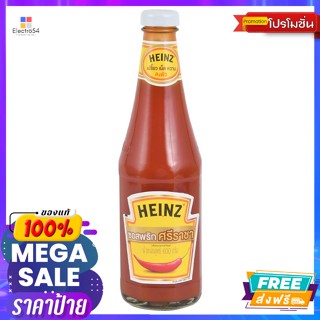 Heinz(ไฮนซ์) ไฮนซ์ ซอสพริก ศรีราชา 600 ก. Heinz Sriracha Chili Sauce 600 g.เครื่องปรุงและผงปรุงรส