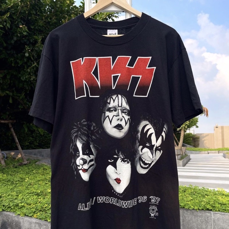 เสื้อวง Kiss Rose 1996’s แท้