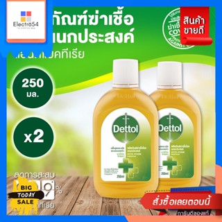 Dettol(เดทตอล)​ Dettol Hygiene Multi Use ฆ่าเชื้อเอนกประสงค์ ขนาด250มล.x 2ขวด Dettol Hygiene Multi Use Multi-Pu