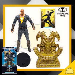 McFarlane Toy DC Multiverse Black Adam Movie Black Adam With Throne 7 inch